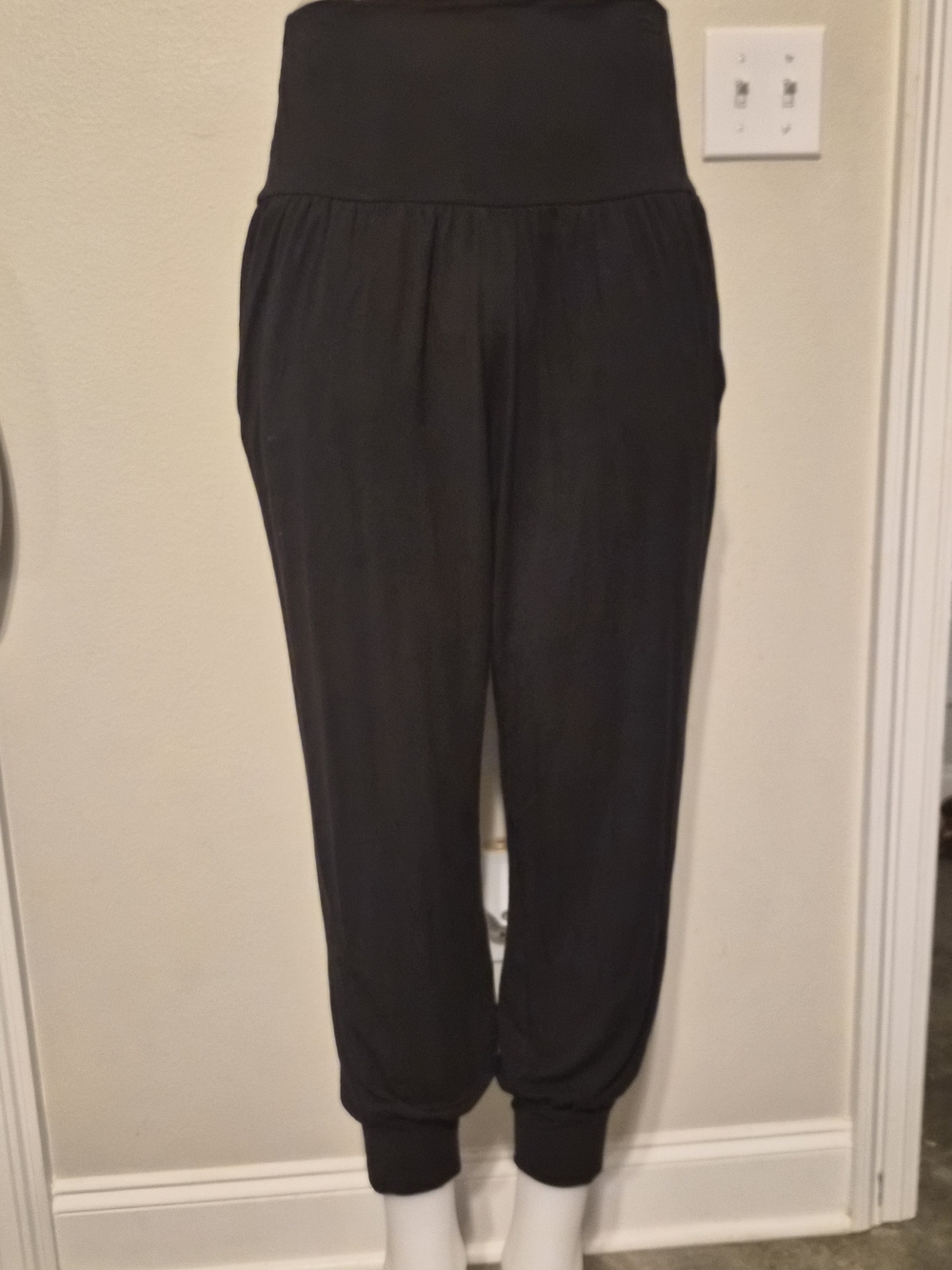 Athleta Harem Jogger Black Plus Size 1X Ultra Soft Yoga Pants
